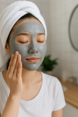 đắp mặt nạ đất sét trong bao lâu