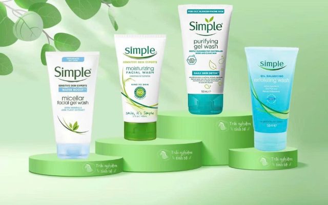 Sữa Rửa Mặt Simple Xanh Lá